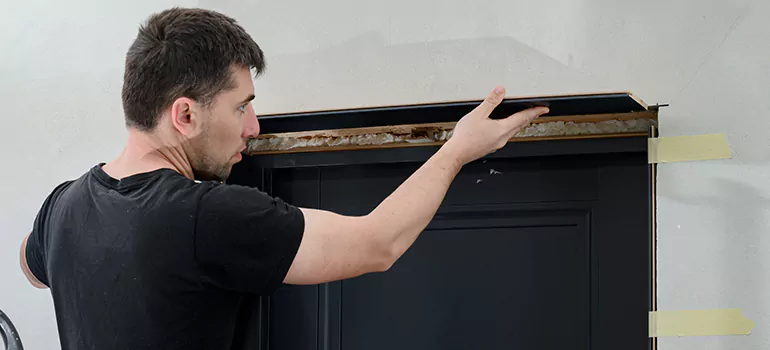 Wood Door Hole Repair in Valrico, FL