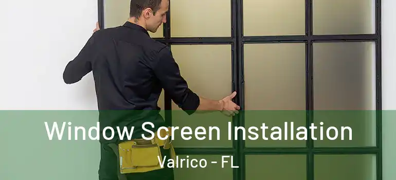  Window Screen Installation Valrico - FL